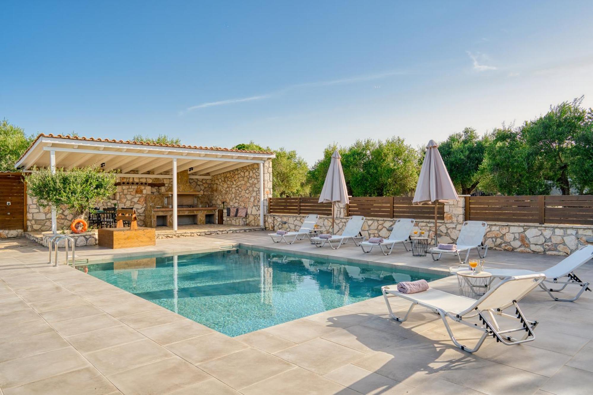 Astarte Villas - Astra Private Villas With Pool Василикос Экстерьер фото